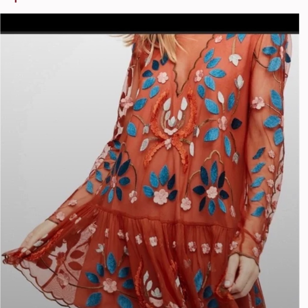 Free people hearts are wild mini dress